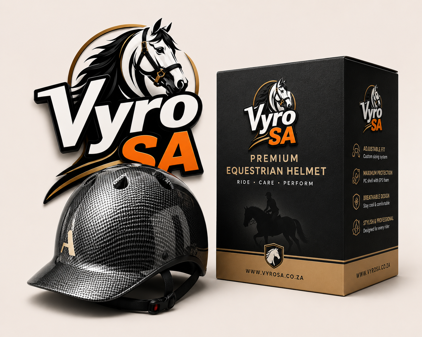 Verstelbare Perdery Helm Volwassenes.