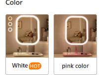 LED Touch Vanity Mirror with Dimmable Lighting
