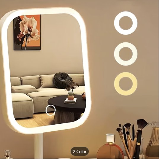 LED Touch Vanity Mirror with Dimmable Lighting