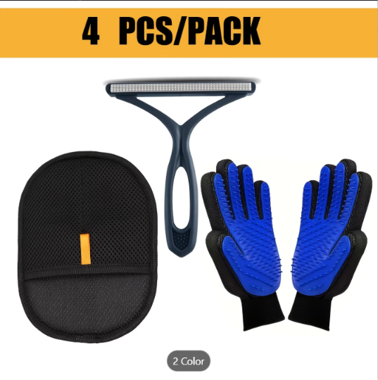 4-In-1 Pet Hair Remover Set