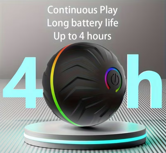 Smart Interactive Dog Ball – Auto-Rolling Pet Toy
