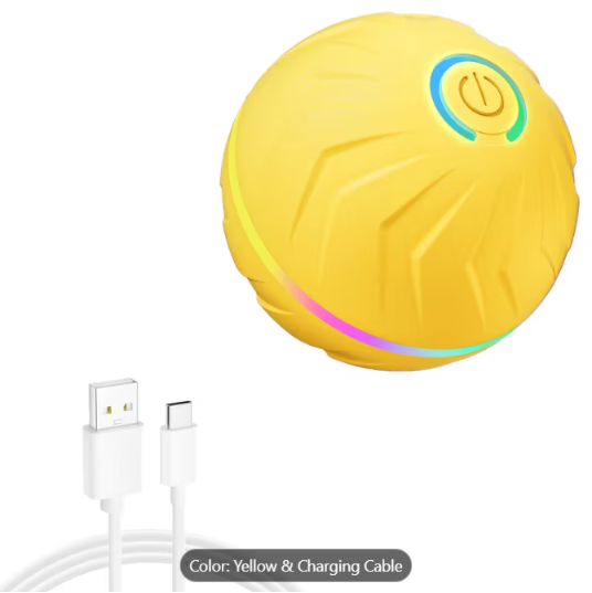 Smart Interactive Dog Ball – Auto-Rolling Pet Toy