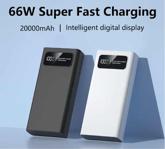 66W Super Fast Charging Power Bank 10000mAh / 20000mAh