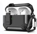 Military-Grade AirPods Pro Case with Auto-Lock & Carabiner