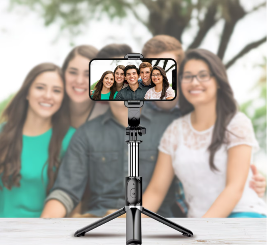 40" Phone Selfie Stick Tripod with Wireless Remote & 360° Rotation