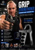 Adjustable Hand Gripper 5-100KG – Grip Strength Trainer with Mechanical Counter