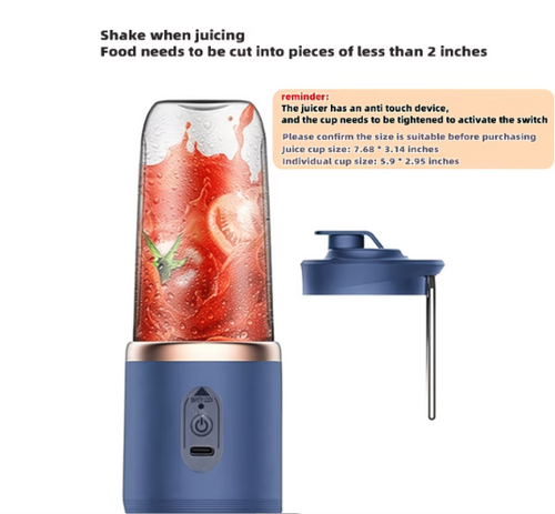 400ml Portable Electric Juicer - secure details and features