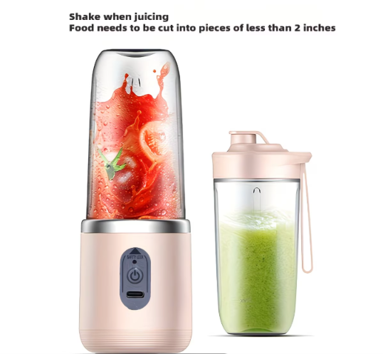 400ml Portable Electric Juicer - blue variant