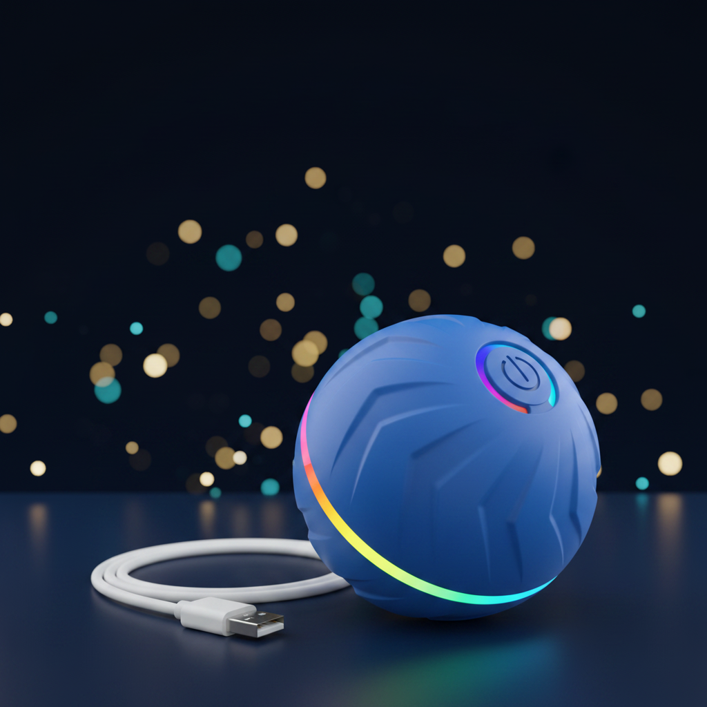 Blue Smart Dog Ball