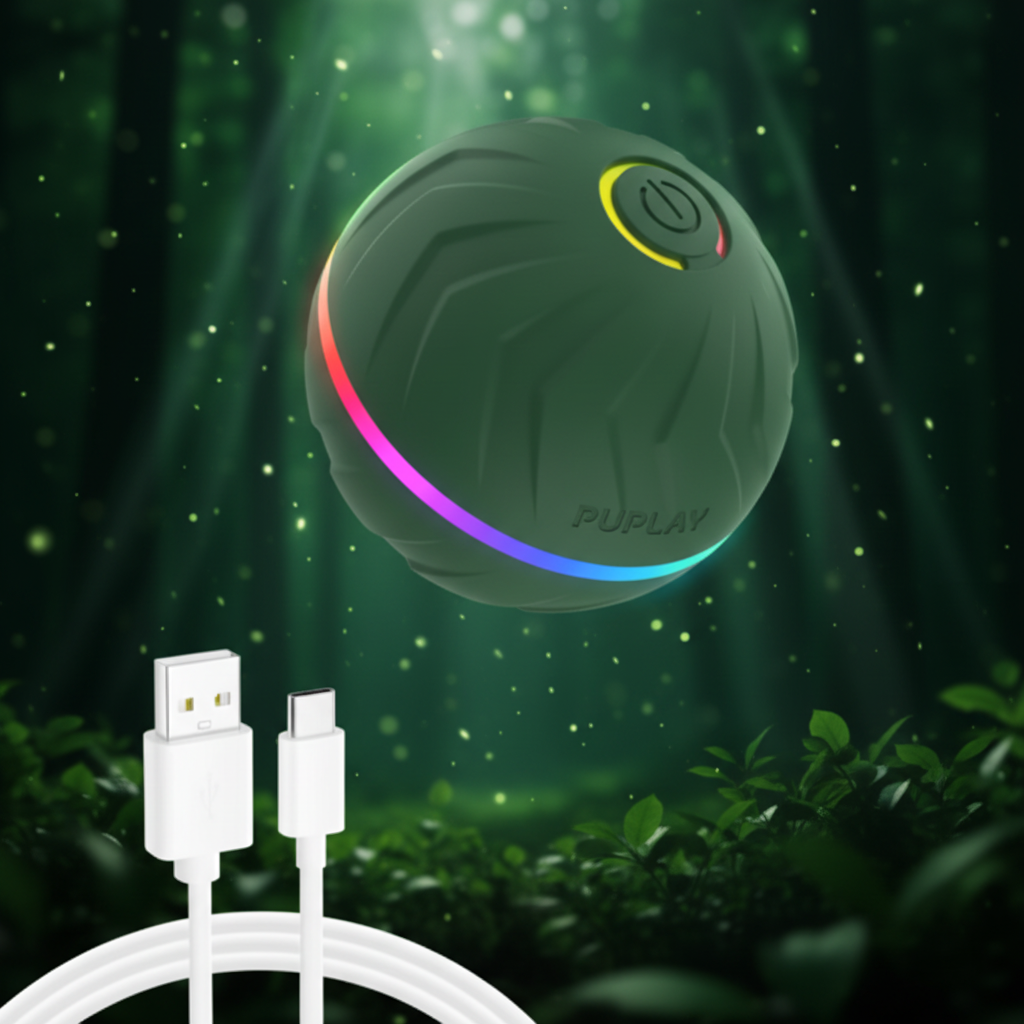 Green Smart Dog Ball