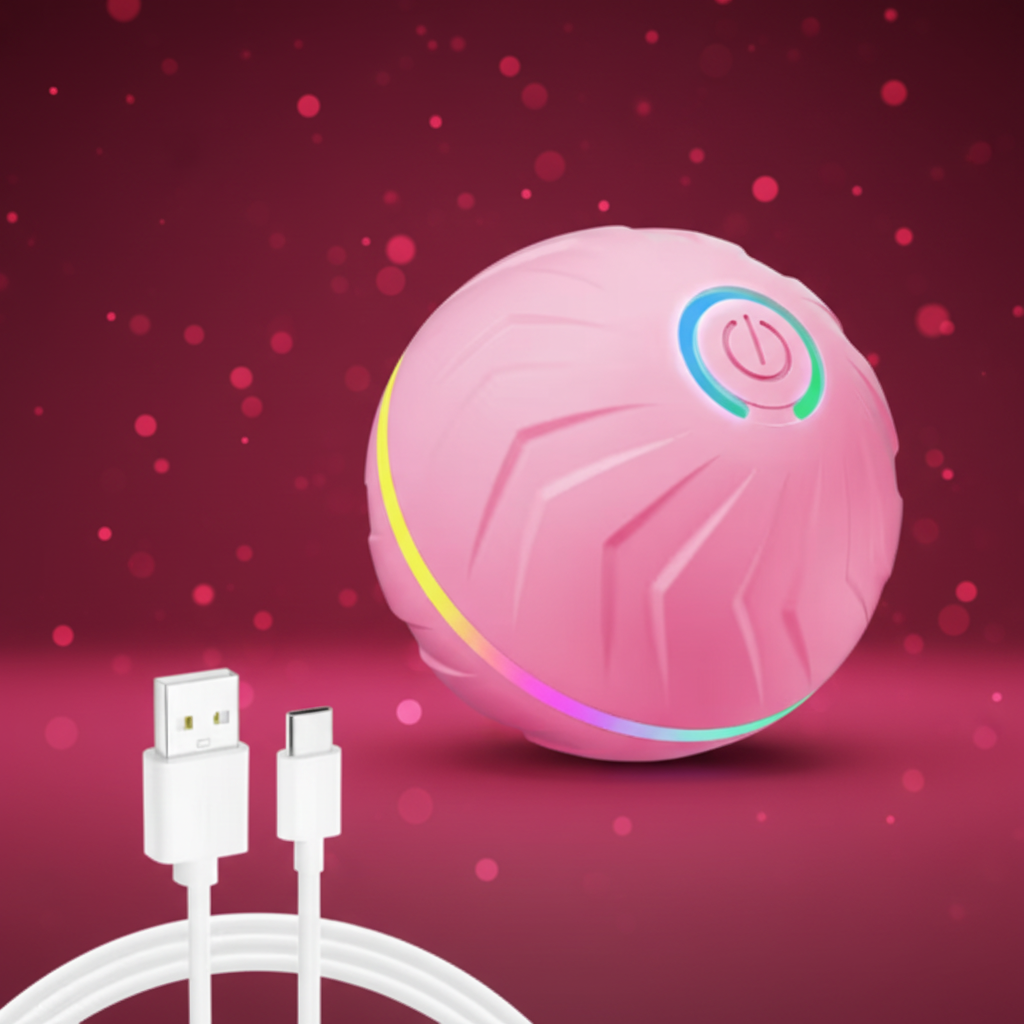 Pink Smart Dog Ball