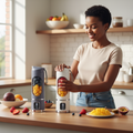 Portable Blender with Person